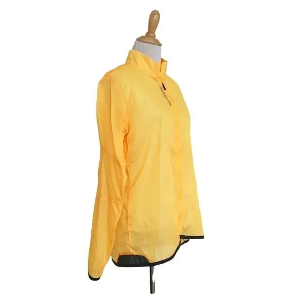 REEBOK x CROSSFIT The Clock Is Watching Lightweight Windbreaker Jacket Yellow M - Picture 2 of 11